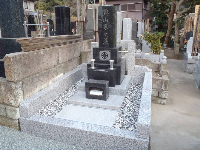 墓所完成写真 墓所完成写真