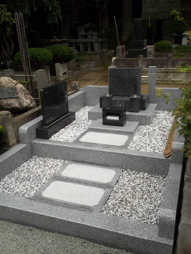 墓所完成写真 墓所完成写真